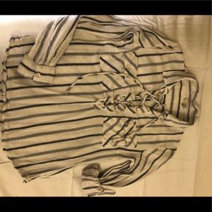 Sky and Sparrow blouse